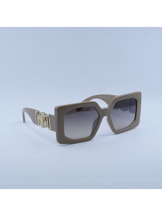 Versace VE4478U 549961 Sunglasses Beige Square Frame, Brown Gradient Lenses main image 9